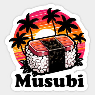 Tropical Island Spam Musubi Sticker